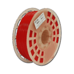 Filamento PLA rojo GST, rollo de 1kg
