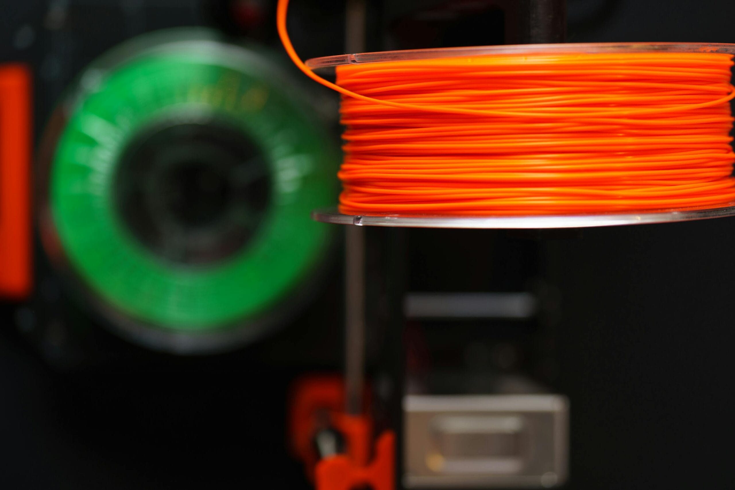 Impresora 3d con rollos de filamento